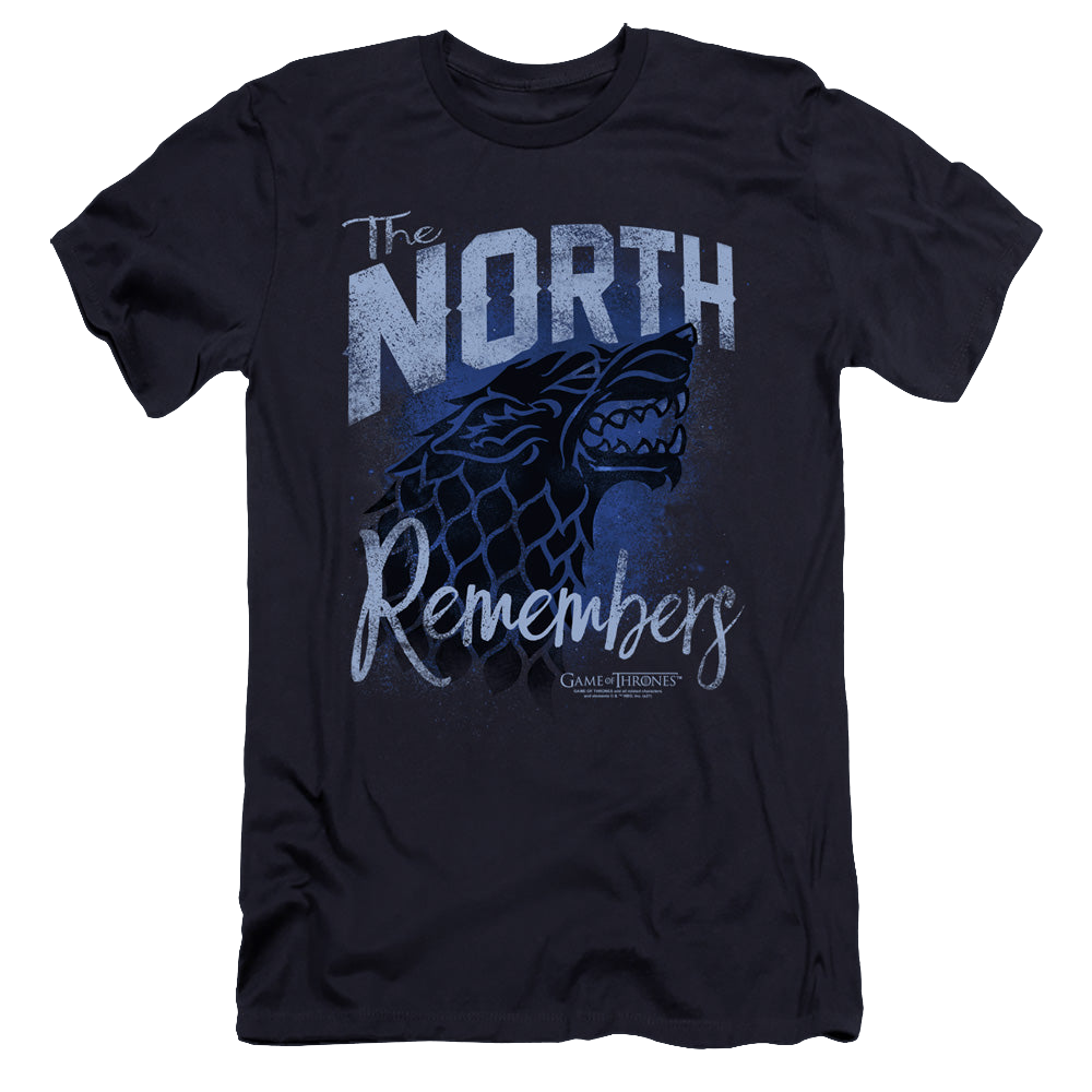 Game of Thrones The North Remembers - Men's Premium Slim Fit T-Shirt Men's Premium Slim Fit T-Shirt Game of Thrones   