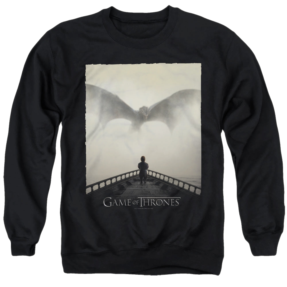 Game of Thrones Dragon 1 - Men's Crewneck Sweatshirt Men's Crewneck Sweatshirt Game of Thrones   