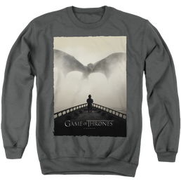 Game of Thrones Dragon 2 - Men's Crewneck Sweatshirt Men's Crewneck Sweatshirt Game of Thrones   