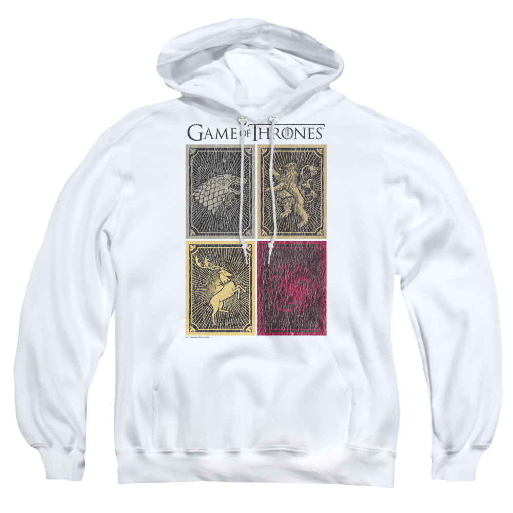 Game of Thrones House Squares - Pullover Hoodie Pullover Hoodie Game of Thrones   