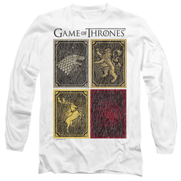 Game of Thrones House Squares - Men's Long Sleeve T-Shirt Men's Long Sleeve T-Shirt Game of Thrones   