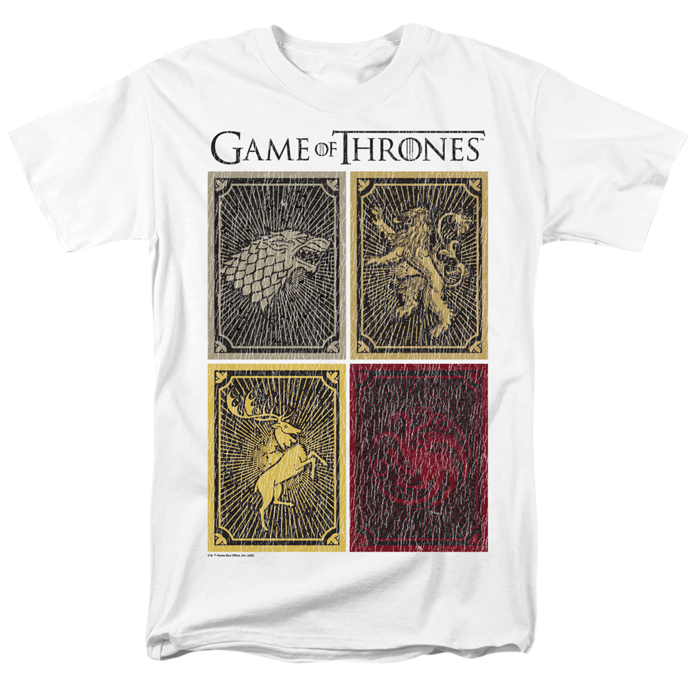 Game of Thrones House Squares - Men's Regular Fit T-Shirt Men's Regular Fit T-Shirt Game of Thrones   