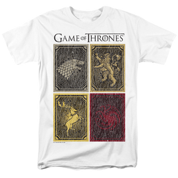 Game of Thrones House Squares - Men's Regular Fit T-Shirt Men's Regular Fit T-Shirt Game of Thrones   