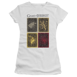Game of Thrones House Squares - Juniors T-Shirt Juniors T-Shirt Game of Thrones   