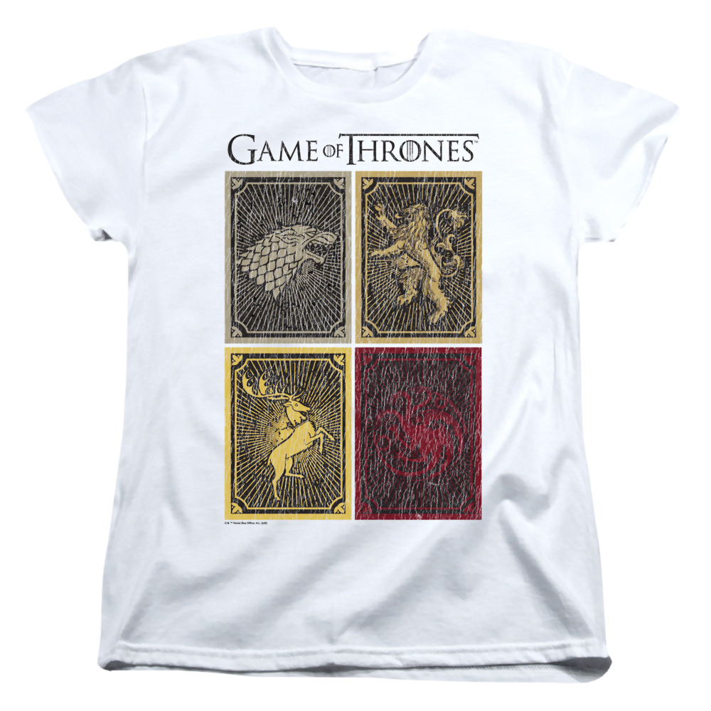 Game of Thrones House Squares - Women's T-Shirt Women's T-Shirt Game of Thrones   