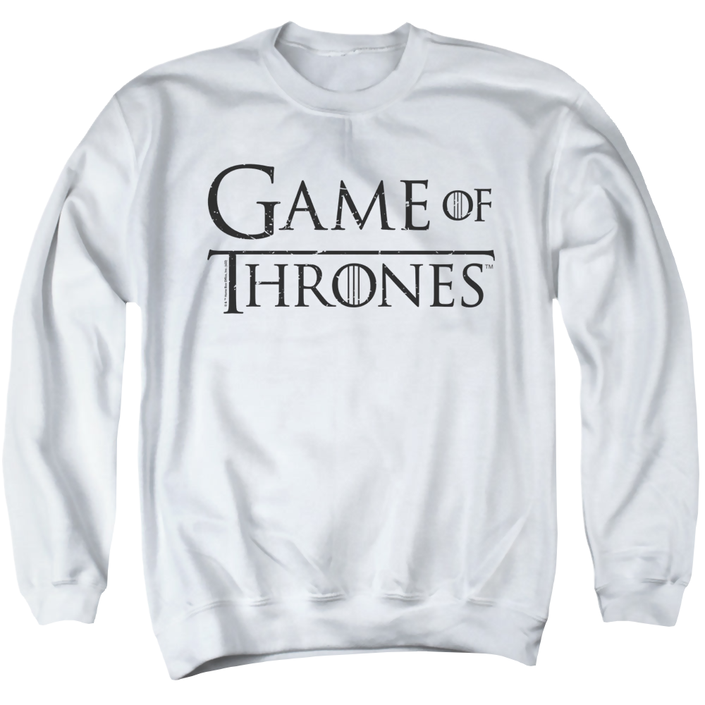 Game of Thrones Logo 2 - Men's Crewneck Sweatshirt Men's Crewneck Sweatshirt Game of Thrones   