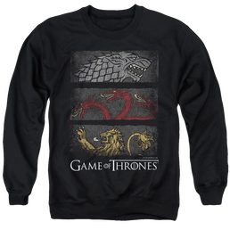 Game of Thrones Sigil Banners - Men's Crewneck Sweatshirt Men's Crewneck Sweatshirt Game of Thrones   