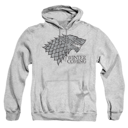 Game of Thrones Stark Winter Is Coming On Gray - Pullover Hoodie Pullover Hoodie Game of Thrones   