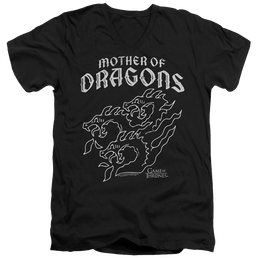 Game of Thrones Mother Of Dragons - Men's V-Neck T-Shirt Men's V-Neck T-Shirt Game of Thrones   