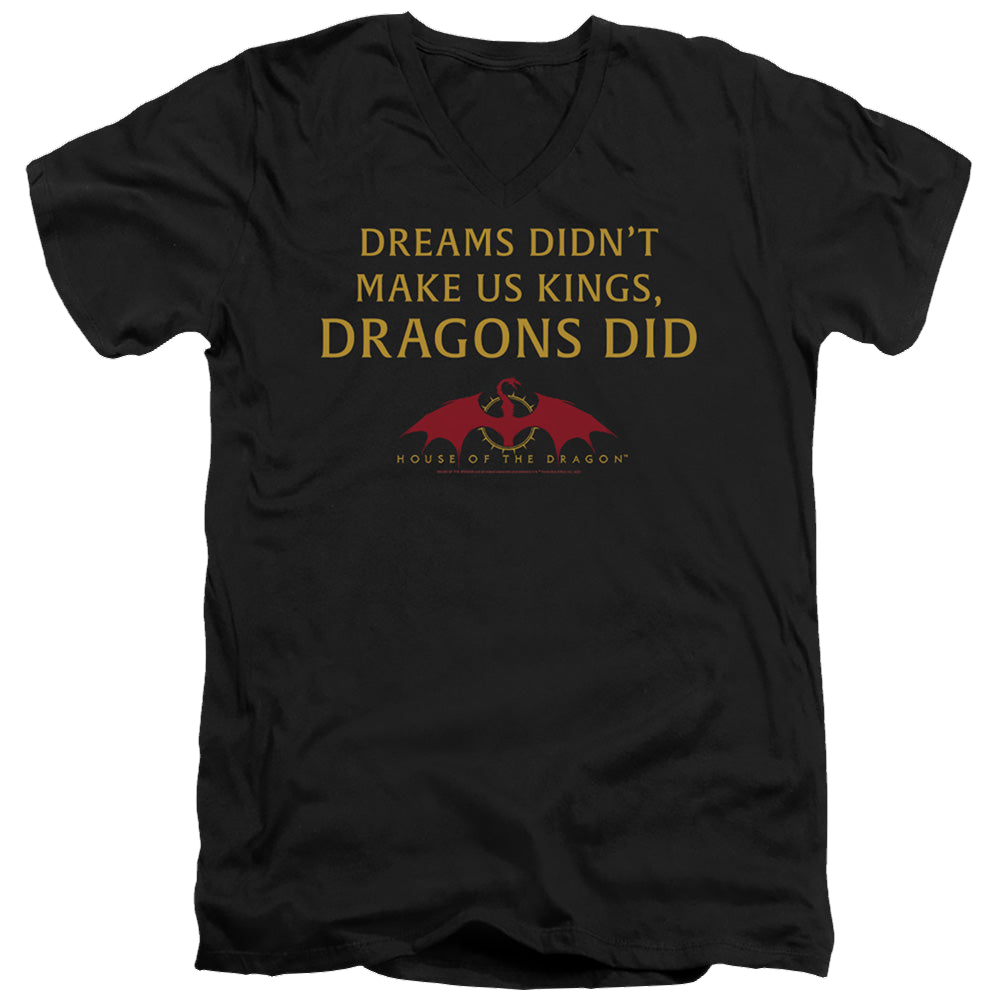 House of the Dragon Not Dreams - Men's V-Neck T-Shirt Men's V-Neck T-Shirt House of the Dragon   