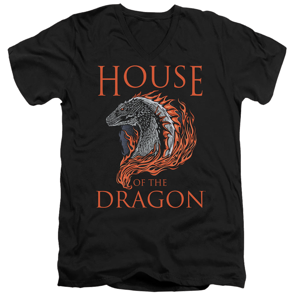 House of the Dragon Hod Dragon Illustration - Men's V-Neck T-Shirt Men's V-Neck T-Shirt House of the Dragon   
