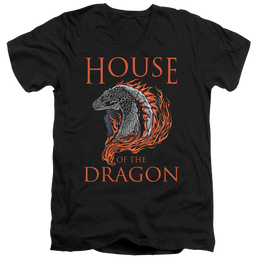 House of the Dragon Hod Dragon Illustration - Men's V-Neck T-Shirt Men's V-Neck T-Shirt House of the Dragon   