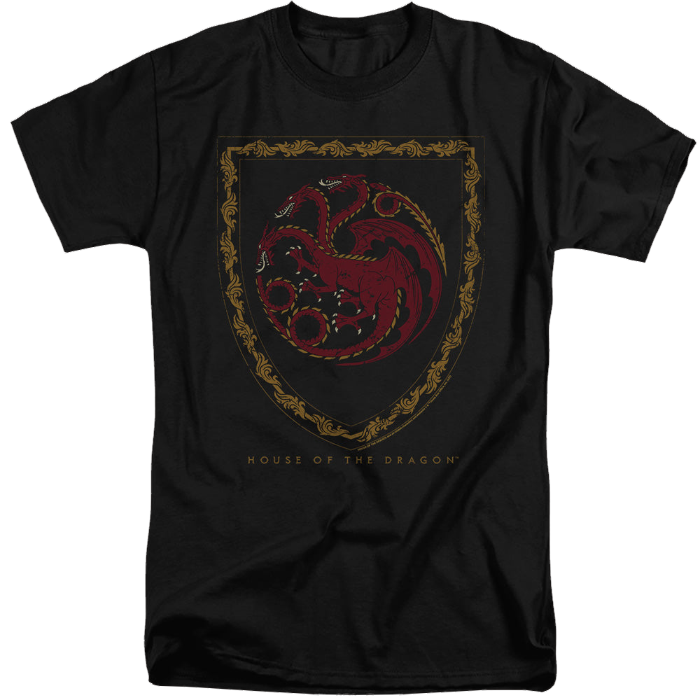 House of the Dragon Dragon Shield Vintage Dark - Men's Tall Fit T-Shirt Men's Tall Fit T-Shirt House of the Dragon   