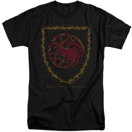 House of the Dragon Dragon Shield Vintage Dark - Men's Tall Fit T-Shirt Men's Tall Fit T-Shirt House of the Dragon   