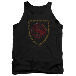 House of the Dragon Dragon Shield Vintage Dark - Men's Tank Top Men's Tank House of the Dragon   