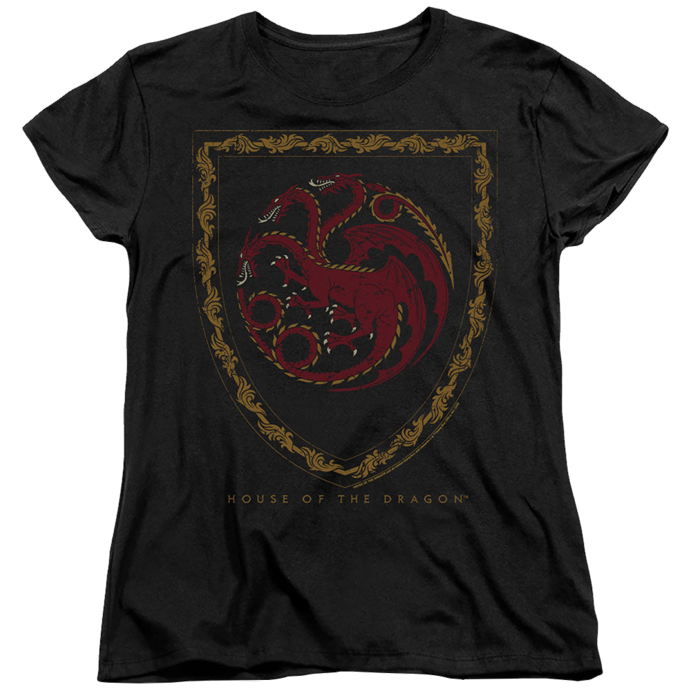 House of the Dragon Dragon Shield Vintage Dark - Women's T-Shirt Women's T-Shirt House of the Dragon   