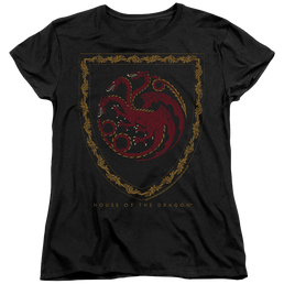 House of the Dragon Dragon Shield Vintage Dark - Women's T-Shirt Women's T-Shirt House of the Dragon   