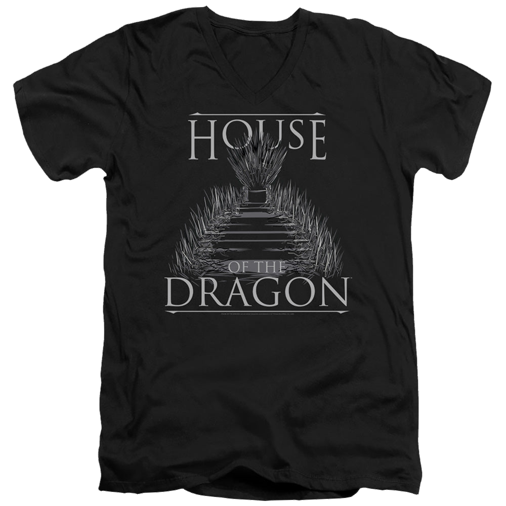 House of the Dragon Sword Throne - Men's V-Neck T-Shirt Men's V-Neck T-Shirt House of the Dragon   