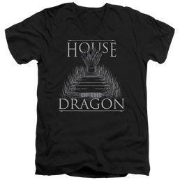 House of the Dragon Sword Throne - Men's V-Neck T-Shirt Men's V-Neck T-Shirt House of the Dragon   