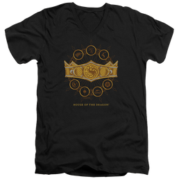 House of the Dragon Crown - Men's V-Neck T-Shirt Men's V-Neck T-Shirt House of the Dragon   