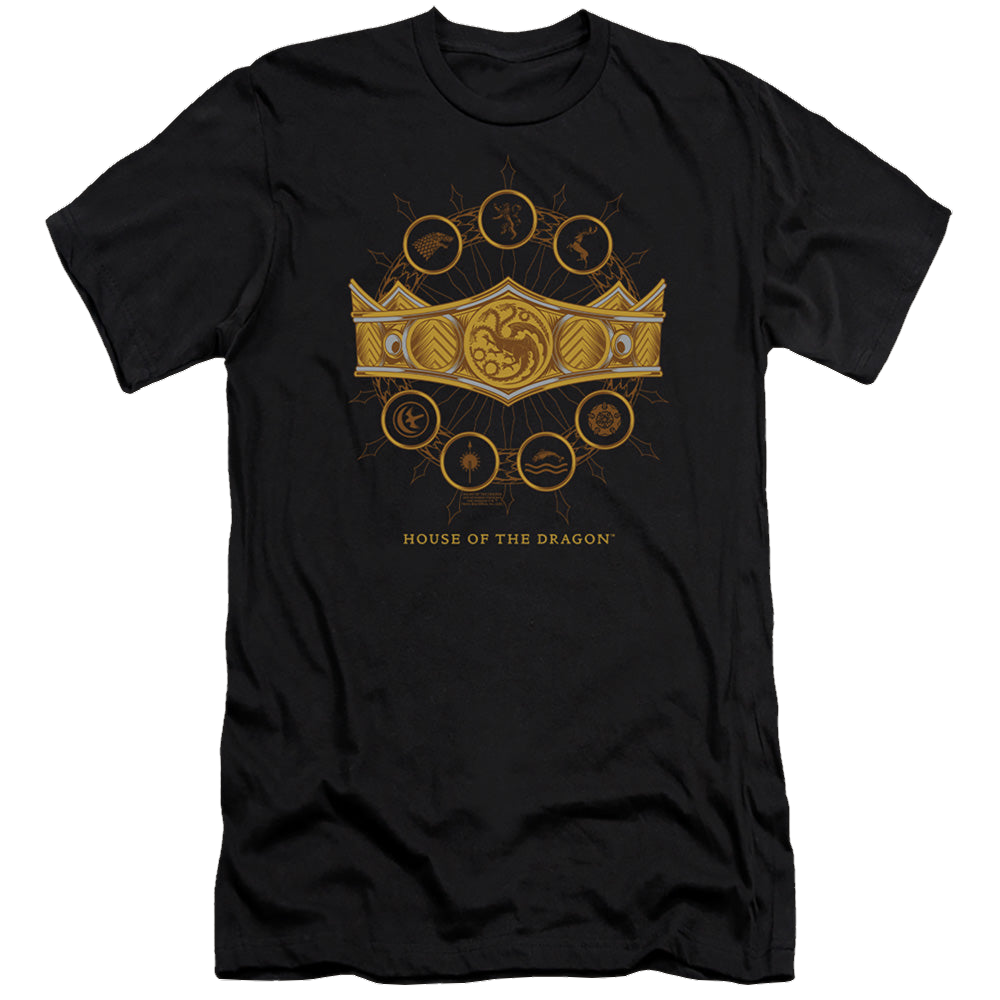 House of the Dragon Crown - Men's Premium Slim Fit T-Shirt Men's Premium Slim Fit T-Shirt House of the Dragon   