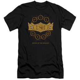 House of the Dragon Crown - Men's Premium Slim Fit T-Shirt Men's Premium Slim Fit T-Shirt House of the Dragon   