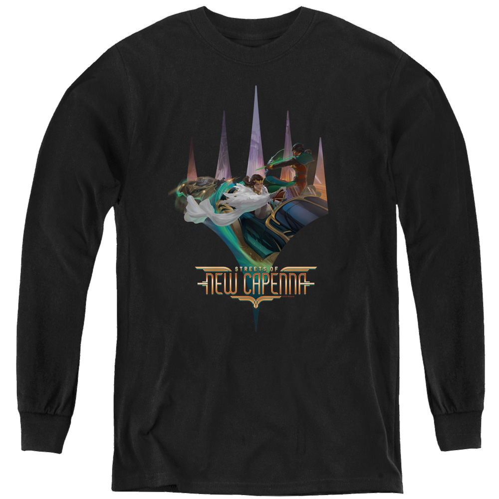 Magic the Gathering Planeswalker Logo - Youth Long Sleeve T-Shirt Youth Long Sleeve T-Shirt Magic the Gathering   