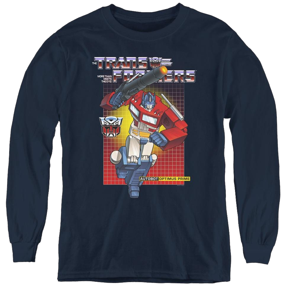 Transformers Optimus Prime - Youth Long Sleeve T-Shirt Youth Long Sleeve T-Shirt Transformers   