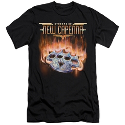 Magic the Gathering Burning Knuckles With Logo - Men's Premium Slim Fit T-Shirt Men's Premium Slim Fit T-Shirt Magic the Gathering   