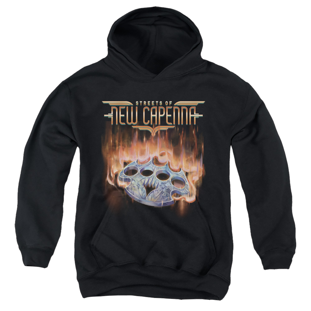 Magic the Gathering Burning Knuckles With Logo - Youth Hoodie Youth Hoodie (Ages 8-12) Magic the Gathering   