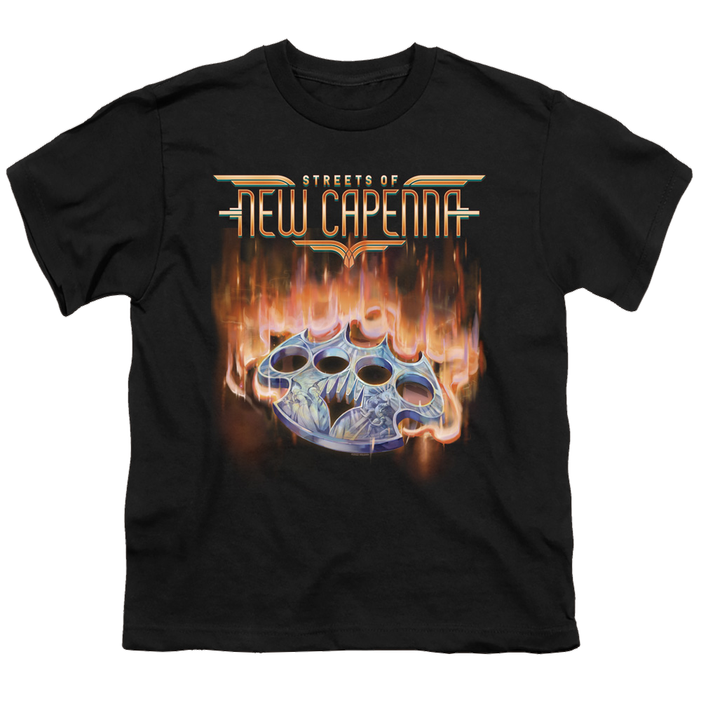 Magic the Gathering Burning Knuckles With Logo - Youth T-Shirt Youth T-Shirt (Ages 8-12) Magic the Gathering   