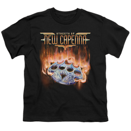 Magic the Gathering Burning Knuckles With Logo - Youth T-Shirt Youth T-Shirt (Ages 8-12) Magic the Gathering   