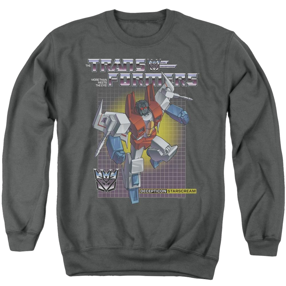 Transformers Starscream - Men's Crewneck Sweatshirt Men's Crewneck Sweatshirt Transformers   
