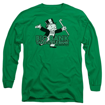 Monopoly Big Bank - Men's Long Sleeve T-Shirt Men's Long Sleeve T-Shirt Monopoly   