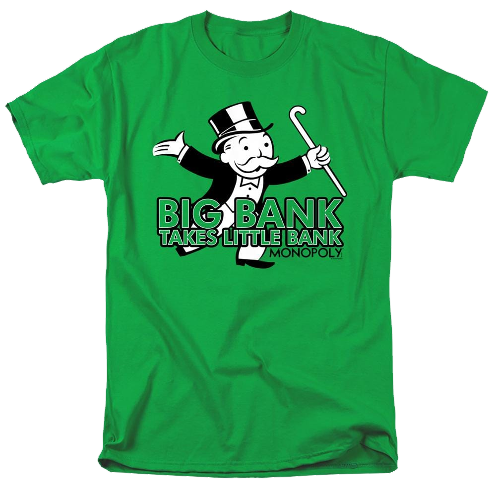 Monopoly Big Bank - Men's Regular Fit T-Shirt Men's Regular Fit T-Shirt Monopoly   
