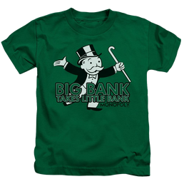 Monopoly Big Bank - Kid's T-Shirt Kid's T-Shirt (Ages 4-7) Monopoly   