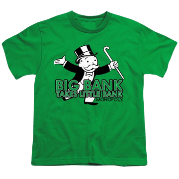 Monopoly Big Bank - Youth T-Shirt Youth T-Shirt (Ages 8-12) Monopoly   