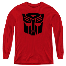 Transformers Autobot - Youth Long Sleeve T-Shirt Youth Long Sleeve T-Shirt Transformers   