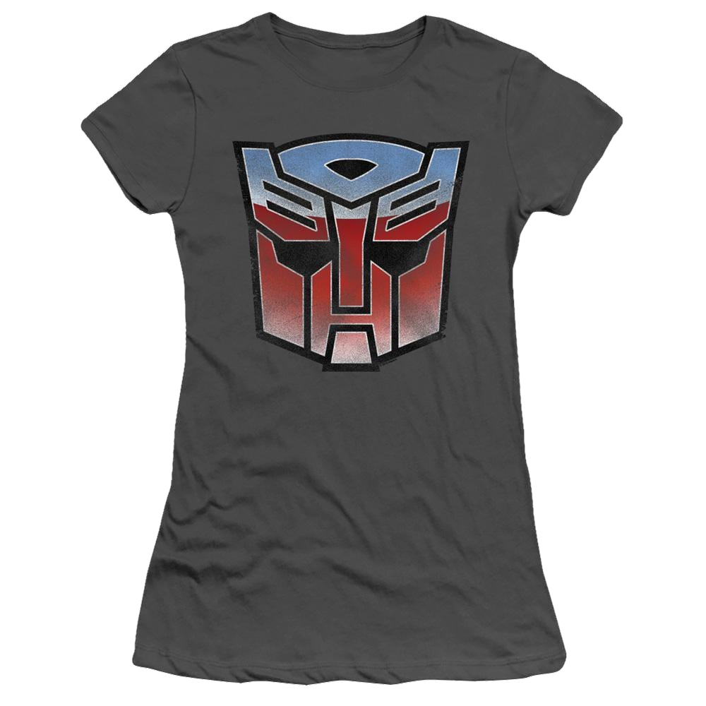 Transformers Vintage Autobot Logo - Juniors T-Shirt Juniors T-Shirt Transformers   