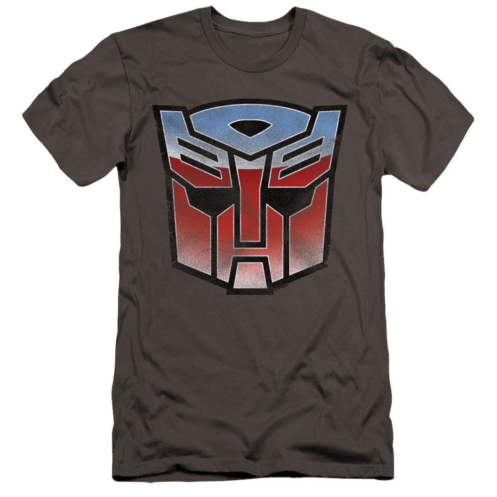 Transformers Vintage Autobot Logo - Men's Premium Slim Fit T-Shirt Men's Premium Slim Fit T-Shirt Transformers   