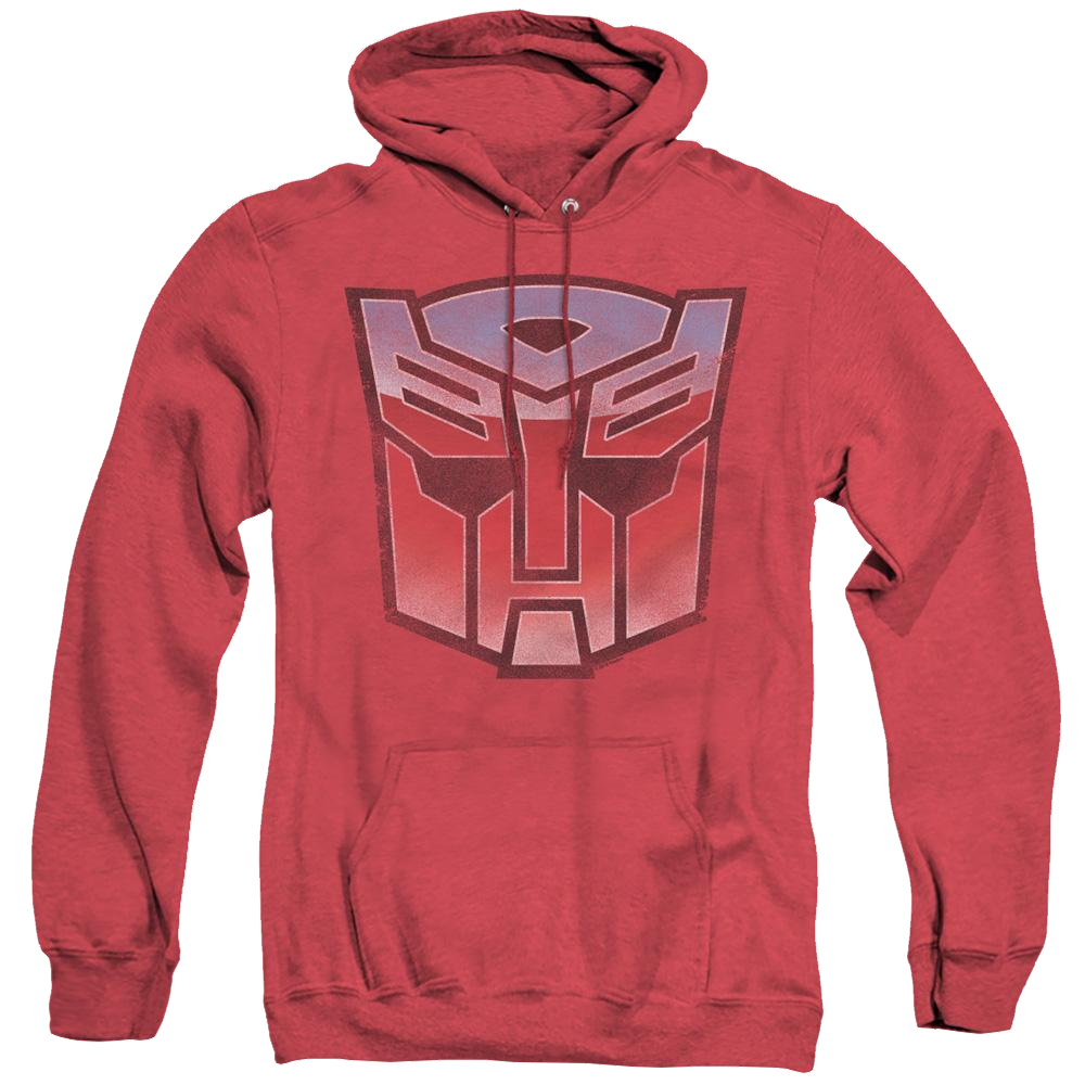 Transformers Vintage Autobot Logo - Heather Pullover Hoodie Heather Pullover Hoodie Transformers   
