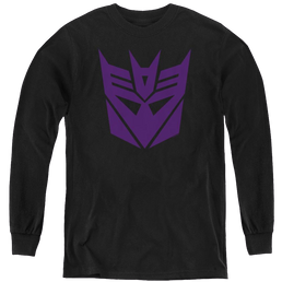 Transformers Decepticon - Youth Long Sleeve T-Shirt Youth Long Sleeve T-Shirt Transformers   
