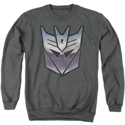 Transformers Vintage Decepticon Logo - Men's Crewneck Sweatshirt Men's Crewneck Sweatshirt Transformers   