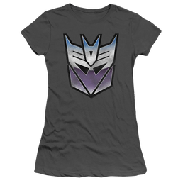 Transformers Vintage Decepticon Logo - Juniors T-Shirt Juniors T-Shirt Transformers   