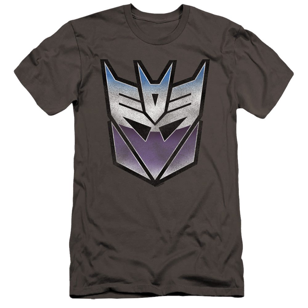 Transformers Vintage Decepticon Logo - Men's Premium Slim Fit T-Shirt Men's Premium Slim Fit T-Shirt Transformers   