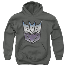Transformers Vintage Decepticon Logo - Youth Hoodie Youth Hoodie (Ages 8-12) Transformers   