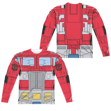 Transformers Optimus Prime Costume men's all-over print long sleeve