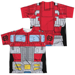 Transformers Optimus Prime Costume (Front/Back Print) - Youth All-Over Print T-Shirt Youth All-Over Print T-Shirt (Ages 8-12) Transformers   