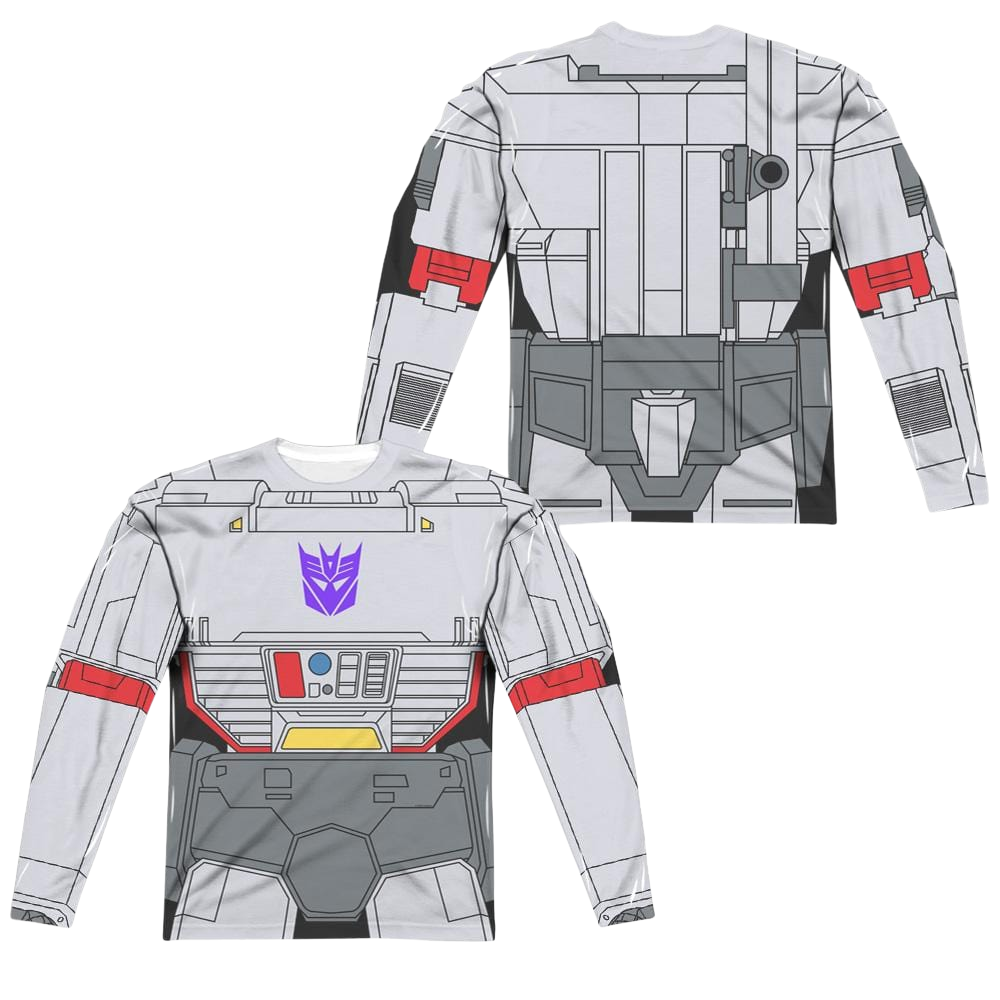 Transformers Megatron Costume (Front/Back Print) - Men's All-Over Print Long Sleeve Men's All-Over Print Long Sleeve Transformers   