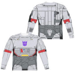 Transformers Megatron Costume (Front/Back Print) - Men's All-Over Print Long Sleeve Men's All-Over Print Long Sleeve Transformers   